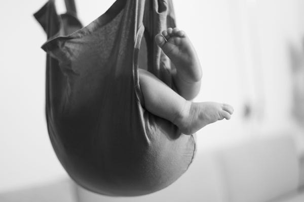 Gewichtskontrolle Säugling